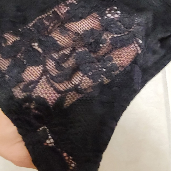 Faded Rose Black Lace Bodysuit ♥️ Medium - Picture 2 of 13